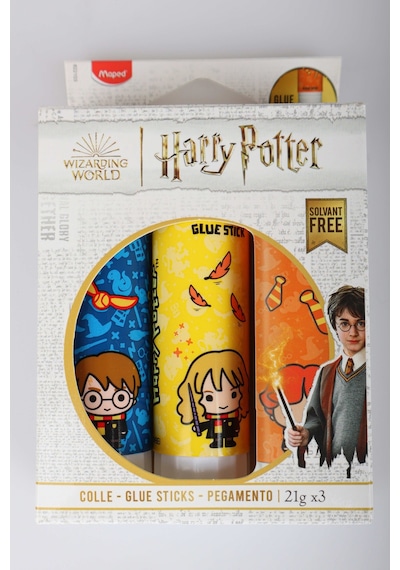 X Dekomus "wizard Icons Collection" Harry Potter Lisanslı 3'lü Stick Yapıştırıcı Altın