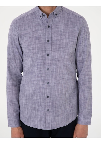 Pierre Cardin Erkek Lacivert Gömlek Desenli 50307025-vr033 Lacivert