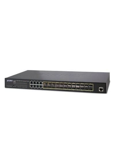 Planet Pl-gs-5220-16s8cr 24 Port Gigabit Mini-gbıc Sfp 8 Port Gigabit Ethernet L2 Yönetilebilir Switch