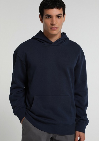 Colin's Colins Relaxed Fit Kapüşonlu Düz Erkek Lacivert Sweatshirt Cl1082263 Q1.v2 Nav