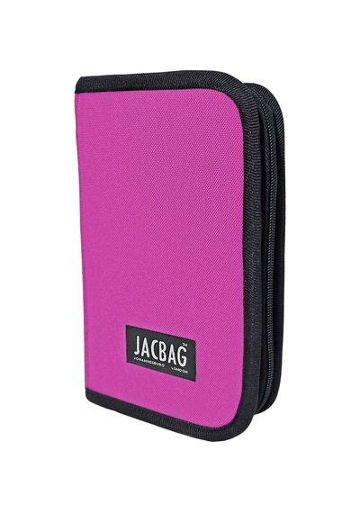 Jacbag Cover -sert Kapaklı Lastikli Kalem Kutusu Cover-pembe renkli