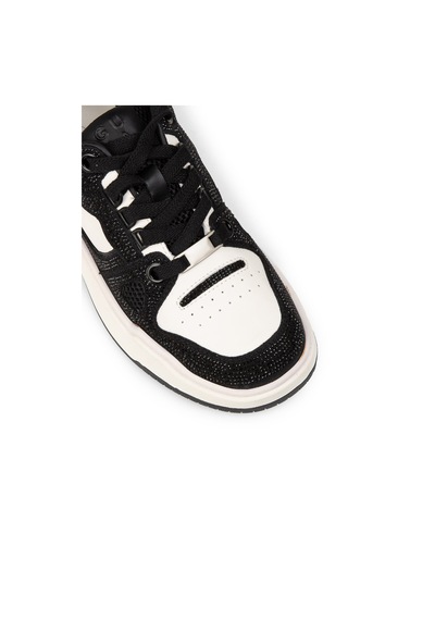 Deery Kadın Hakiki Deri Siyah Taş Detaylı Sneaker - 25359zsyhc01 Siyah