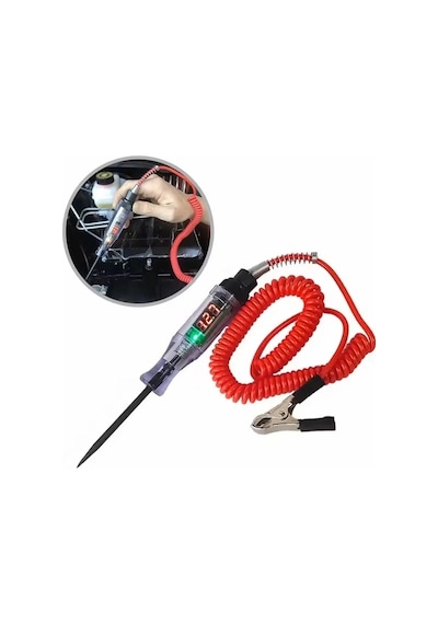 Dijital Göstergeli Oto Elektrik Kontrol Kalemi 12v / 24v Test Ve Amper Ölçer