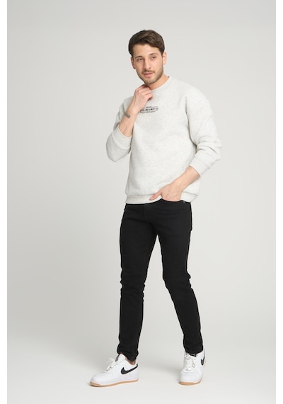 Alexander Gardi Alexandergardı İçi Polarlı Baskı Detaylı Sweatshırt B23-37401 001