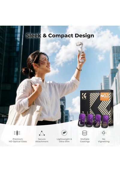 Insta360 Luna Ultra İle Uyumlu 4'lü Paket Nd Filtre Kiti Diğer