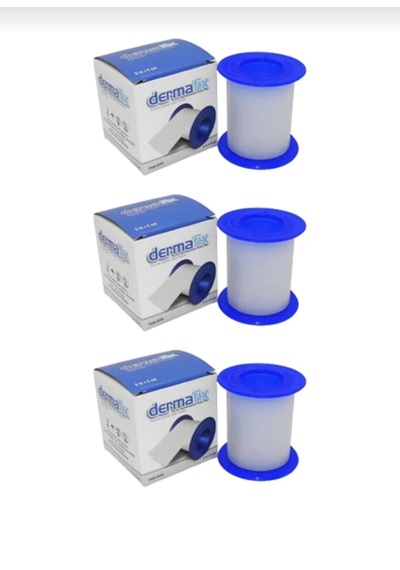 Dermafix Hipoalerjenik Tıbbi Şeffaf Flaster 5x2,5 Cm 3 Adet