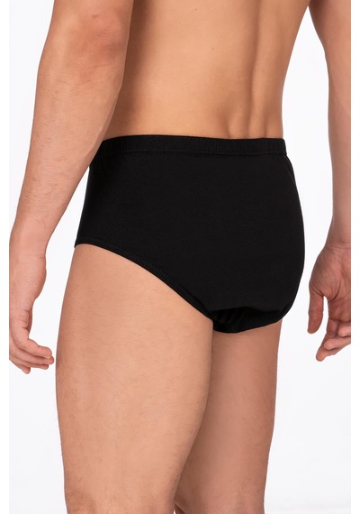 Erkek Süprem Slip Siyah Kompedan K0037-siyah Siyah