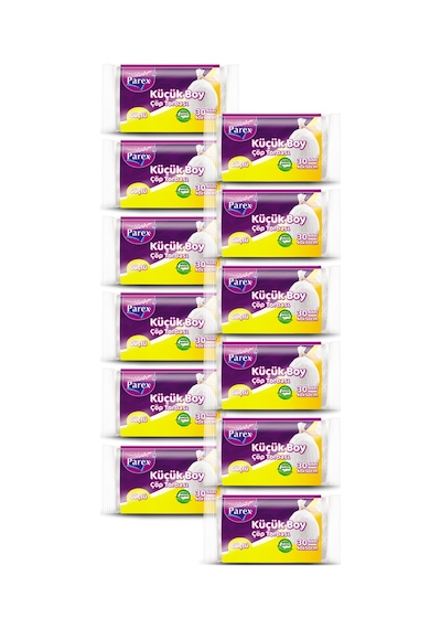 Güçlü Çöp Torbası Küçük Boy 30'lu 40 X 50 Cm 12 Paket