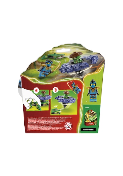 LEGO® NINJAGO® Nya, Mutasyon Canavarı Topacına Karşı 71849 -6 Yaş ve Üzeri için Minifigür İçeren Yaratıcı Oyuncak Yapım Seti (49P)