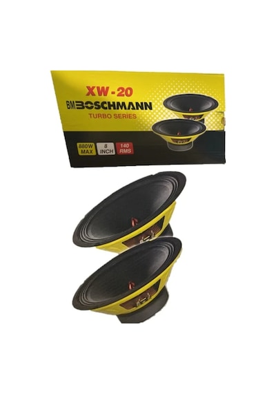 Boschmann Xw-20 Max 880w 140w Rms 20cm Oto Mıdrange