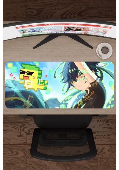 Kinich Genshin Impact Anime Gacha V1 - 70x30 Xl Gaming Mouse Pad Fare Altlığı