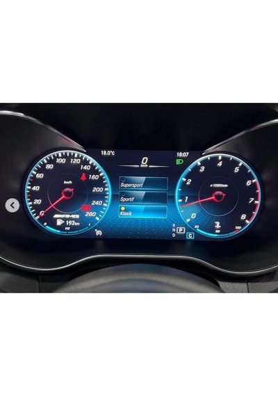 Hayalet Gösterge Paneli Mercedes W205 S Unı - Ty / Unı Ekr. Hayalet Ekran