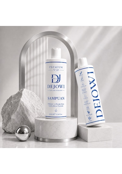 Dejowi V50 Premium Dökülme Ve Kepek Karşıtı Şampuan 400 Ml Sls/sles İçermez Tüm Saçlar