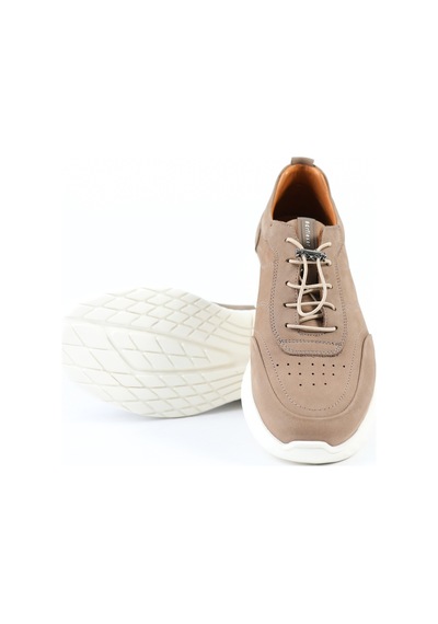 Dr.Flexer Hakiki Deri Vizon Nubuk Casual Erkek Ayakkabı - Flex801202 Vizon