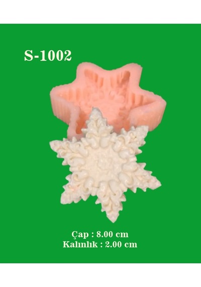 Baloncuklu Yıldız Silikon Kalıp S1002