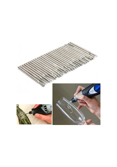Elmas Disk Aşındırma Ahşap Metal Cam Kesme Gravür Freze Uç Seti D