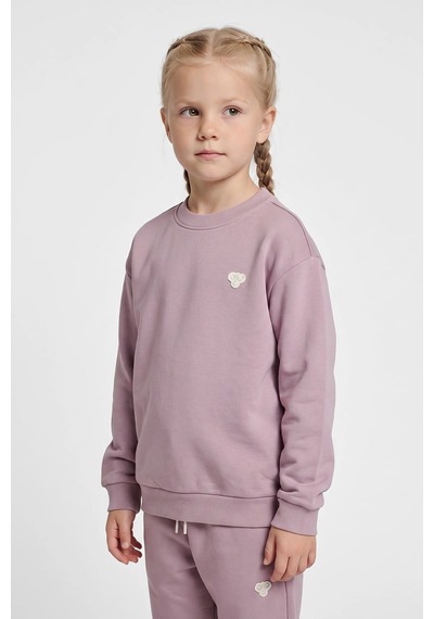 Hummel Pamuklu Logolu Loose Fit Bisiklet Yaka Sweat Unisex Çocuk Sweat 232950-3337 Açık Mor Hummel Pamuklu Logolu Loose Fit Bisiklet Yaka Sweat Unisex Çocuk Sweat 232950-3337 Açık Mor