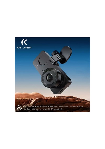 Katjmer Kt-dc001 3 Kameralı Araç İçi Kamera Ön İç Arka Kamera G-sensör Park Modu Araç Kayıt Kamerası