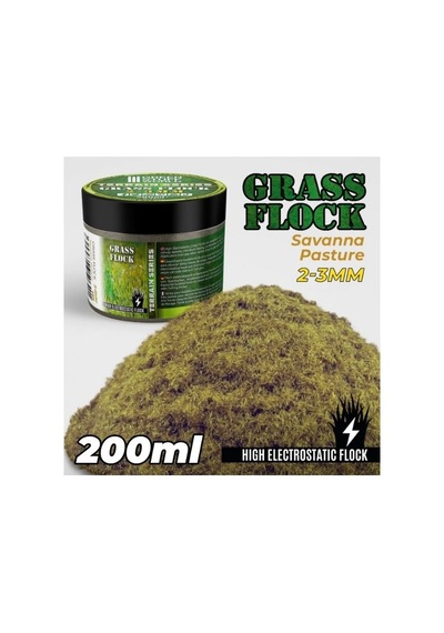 Static Grass Flock 2-3mm Savanna Pasture 200ml Model Arazi Çimi
