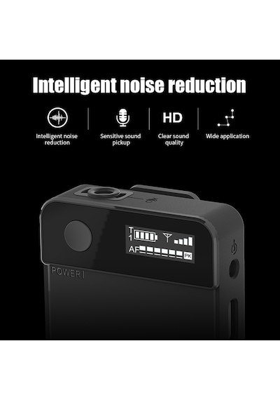 Relacart Mi1 2.4GHz Kablosuz Lavalier Mikrofon Video Kayıt