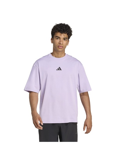 Adidas Oversize Erkek Lila Antrenman T-shirt Jx6283 Pembe