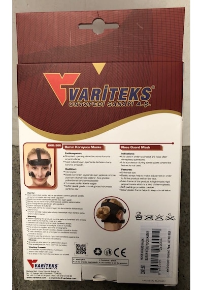 Burun Koruyucu Maske Sporcu Maskesi Variteks 260
