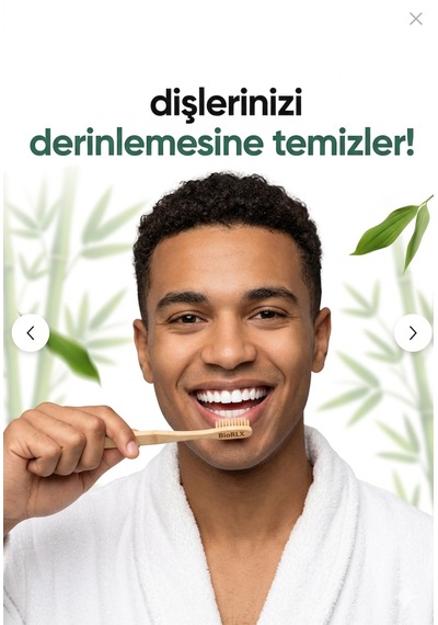 Bambu Diş Fırçası Medium Çevre Dostu Bpa Free - Bamboo Toothbrush