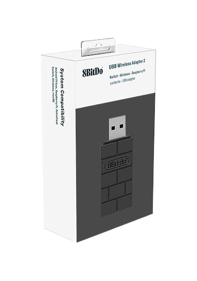 8bitdo Wireless USB Adaptör V2 Switch / Switch OLED Windows Mac & Raspberry