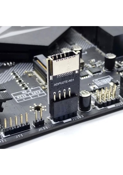Lunatic 3649 Usb2.0 9 Pin - Type-e Anakart Çevirici Dönüştürücü Adaptör