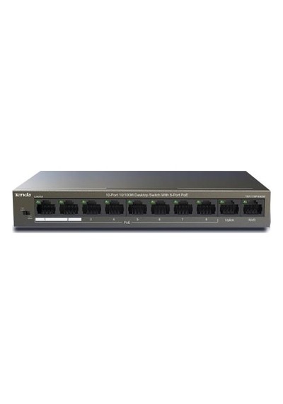 TENDA TEF1110P-8-63W 10PORT 10/100 SWITCH