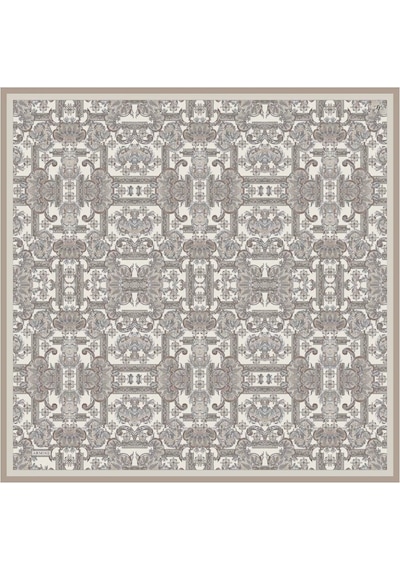 Armine Twill İpek Eşarp -2025/2026 -94162d Krem,gri-83