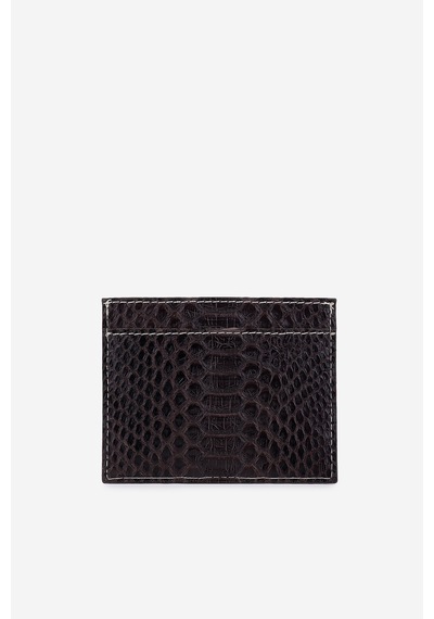 Valmenti Unisex Hakiki Deri Koyu Kahverengi Piton Kartlık 1148 062 Krtlk Sk25-26 K Kahve Pıton Koyu Kahverengi