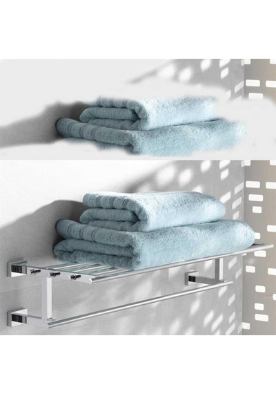 Grohe Eurocube Raf Havluluk Banyo Aksesuarı - 40512001 Krom