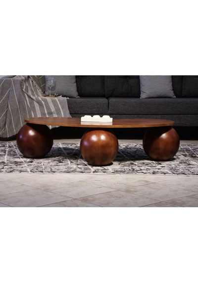 Top Sehpa & Küre Ceviz Mdf Orta Sehpa - Ceviz
