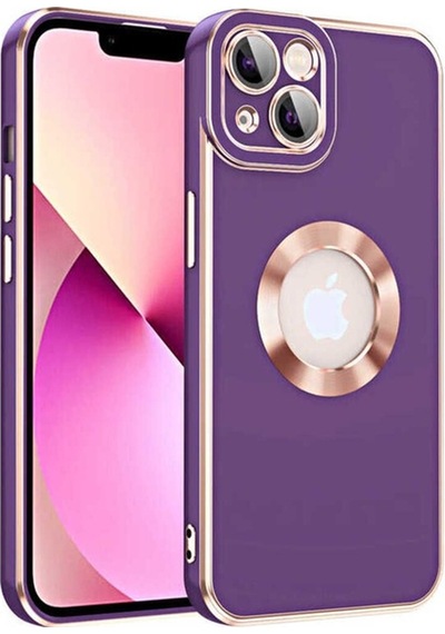 Apple Uyumlu iPhone 13 Kılıf Zore Kongo Kapak Koyu Mor