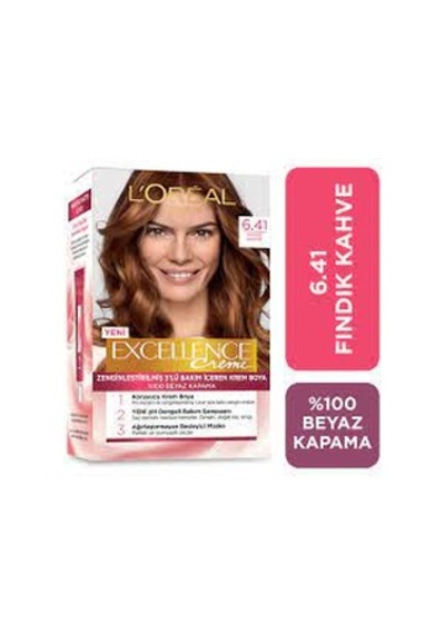 Loreal Excellence 6.41 Fındık Kahve Saç Boyası (487808361)
