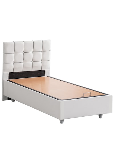Tavira İkili Set, Tavira Tek Kişilik Baza Başlık Seti Beyaz 90 x 190