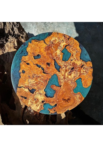 Stonechem Epoksi Silikon Tepsi Düz Yuvarlak İçten İçe 33 Cm İç Yükseklik 12 Mm