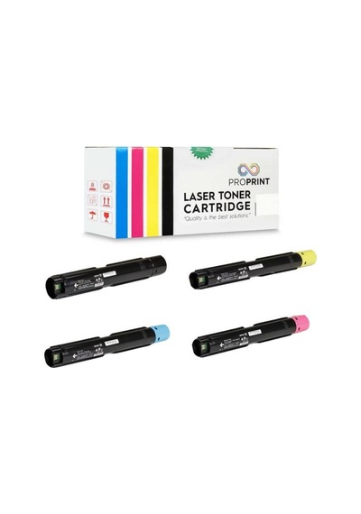 Proprint Xerox C7020 C7025 C7030 Uyumlu Toner Seti CMYK