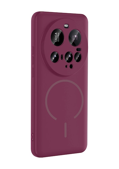 Zore 15 Ultra Kılıf M-safe Şarj Özellikli Nvth Meta Kapak - Mürdüm