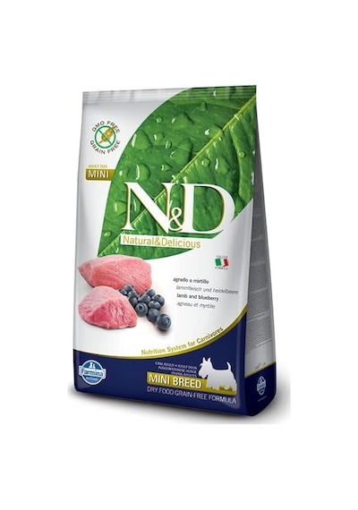 N&d Prime Tahılsız Köpek Maması, Kuzu & Yabanmersini Yetişkin Mini 7 Kg