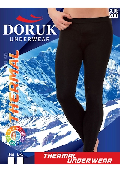 Doruk 200 Erkek Termal Tayt Siyah