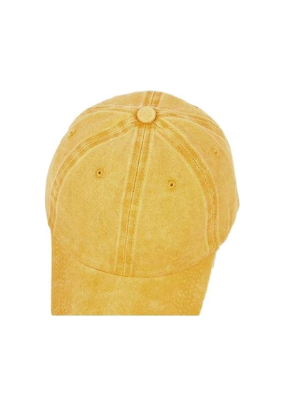 Perlotus Beyzbol Şapkası %100 Pamuk Düz Eskitme - Yeni Sezon Unisex (543066053)