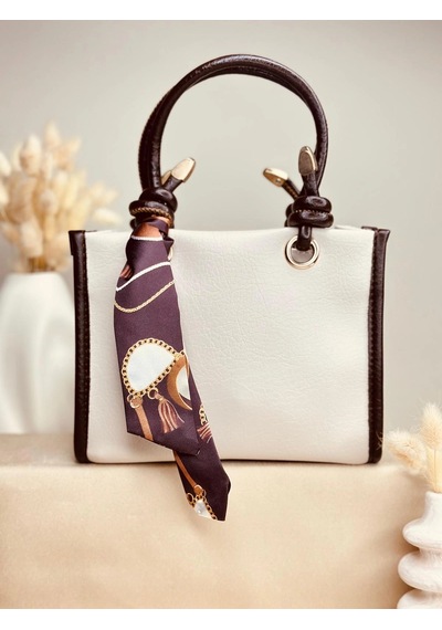Elora Atelier Lavin Ekru&siyah Çanta Çok Renkli