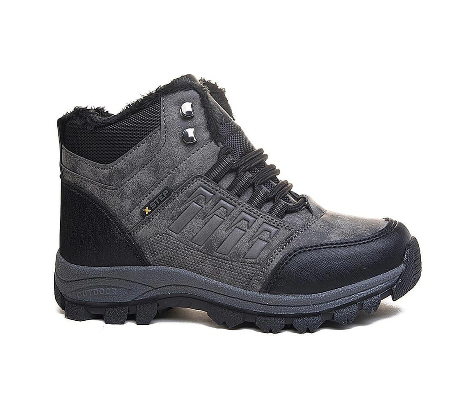 Celira Xsp Füme Outdoor Kürklü Erkek Kışlık Bot Ayakkabı Füme