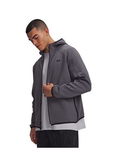 Under Armour Ua Unstoppable Flc Fz Erkek Günlük Ceket 6013431-025 Gri