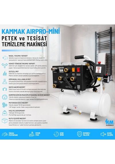 Kammak AirProMini Petek Temizleme Makinesi