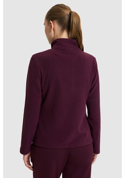 U.S. Polo Assn. Kadın Bordo Örme Hırka 50329022-vr180 Dark Plum
