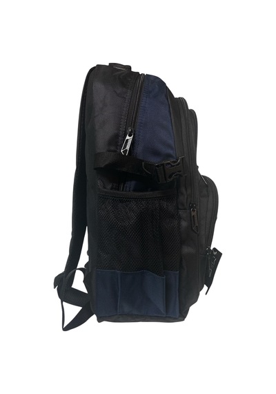 Cakard Su Geçirmez Kalın Ortopedik Çok Bölmeli Laptop Okul Gezi Seyahat Kamp Sırt Çantası Büyük 30x47cm Lacivert