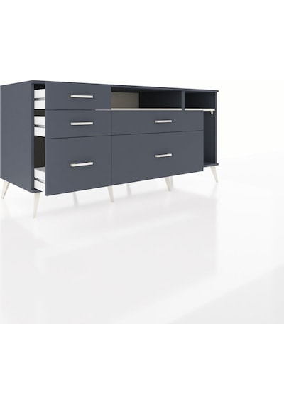 Kronos Konsol 2 Raflı 5 Çekmeceli 176x59x83 Antrasit-aytaşı/antrasit Aytaşı/antrasit Kronos Konsol 2 Raflı 5 Çekmeceli 176x59x83 Antrasit-aytaşı/antrasit Aytaşı/antrasit